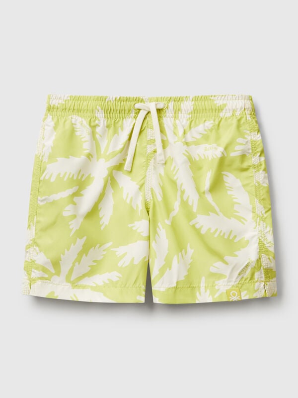 Boxers de banho padrão em nylon Menino