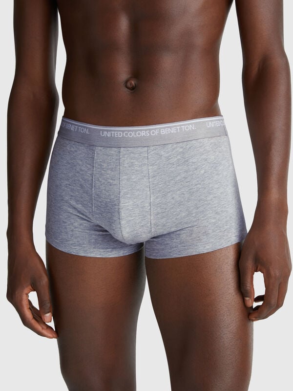 Boxers em algodão stretch Homem