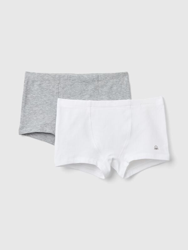 Dois boxers em algodão elástico Menino