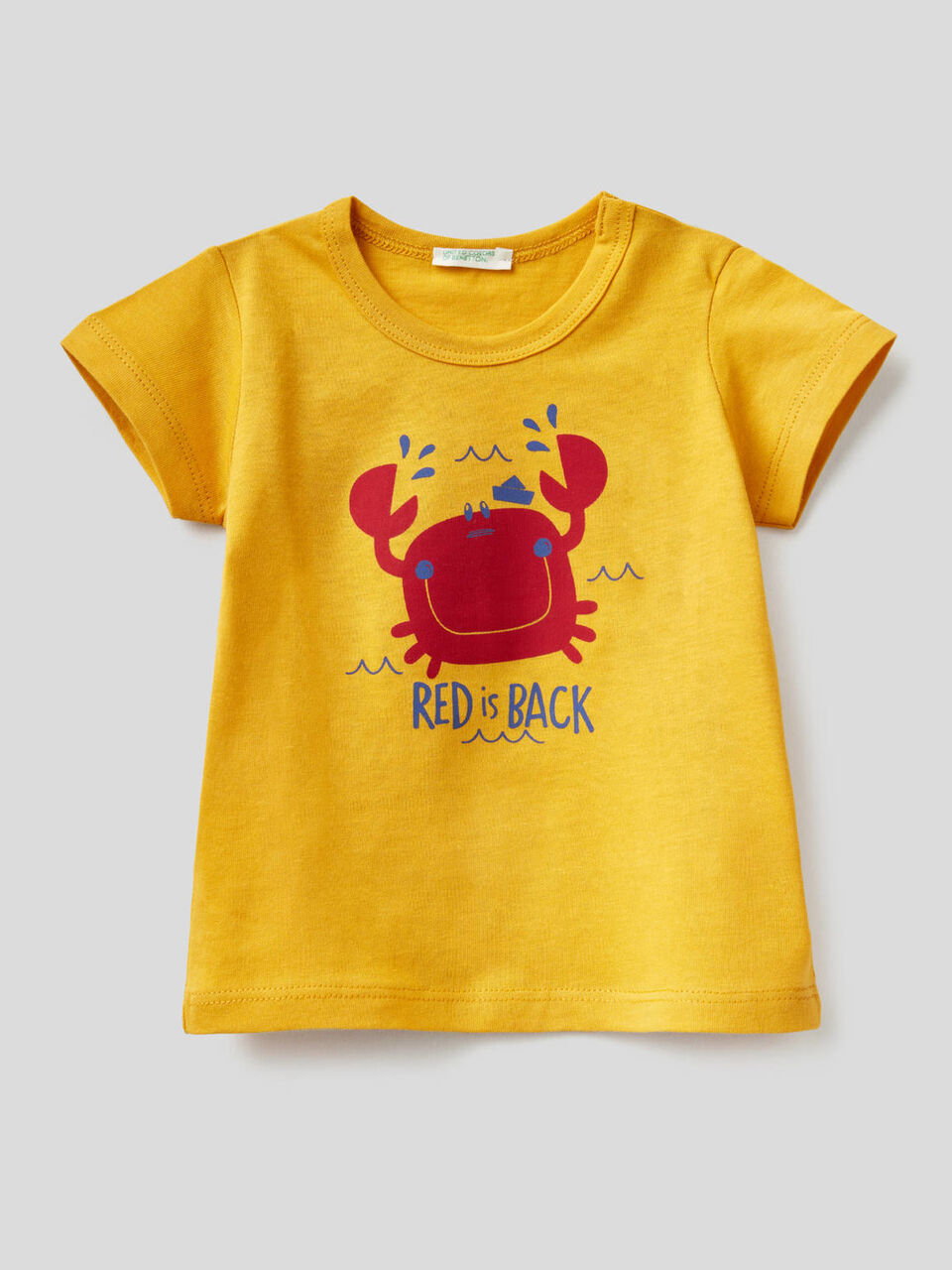 T-shirt em algodão orgânico com estampa image number 1