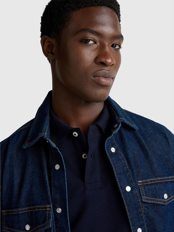 Polo regular fit Homem