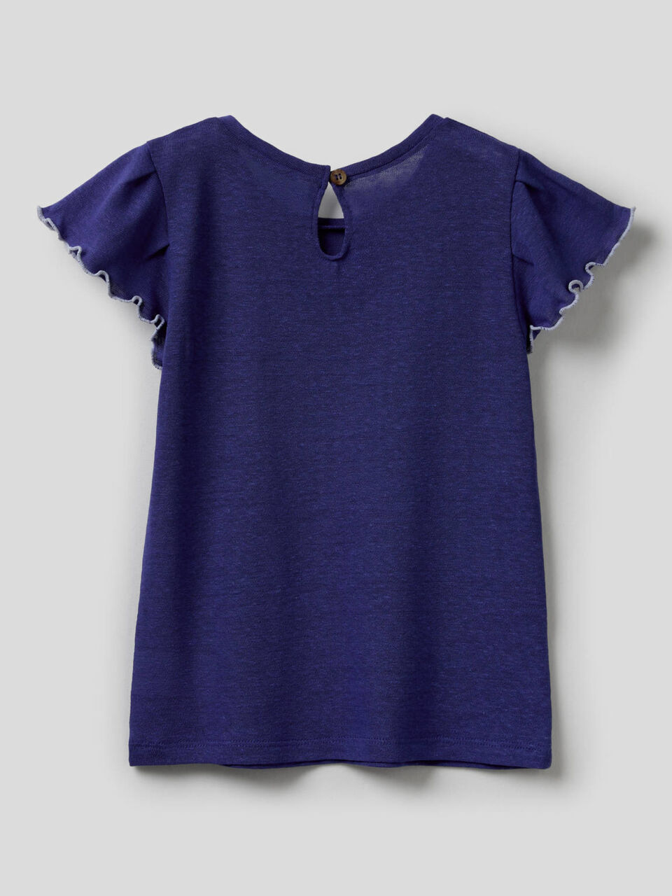 T-shirt com manga folho image number 2