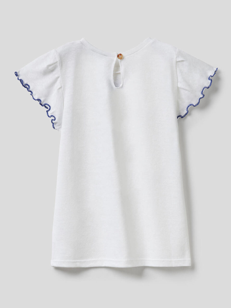 T-shirt com manga folho image number 2
