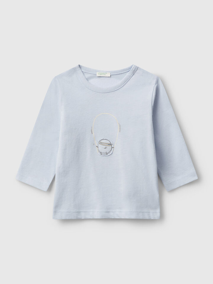 T-SHIRT L/S Rec&eacute;m-nascido