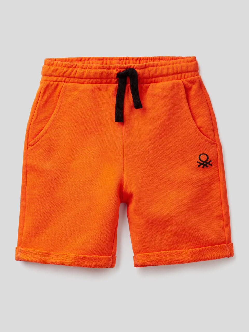 Bermudas em felpo de puro algodão image number 1