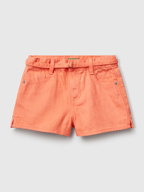 Shorts com cinto Menina