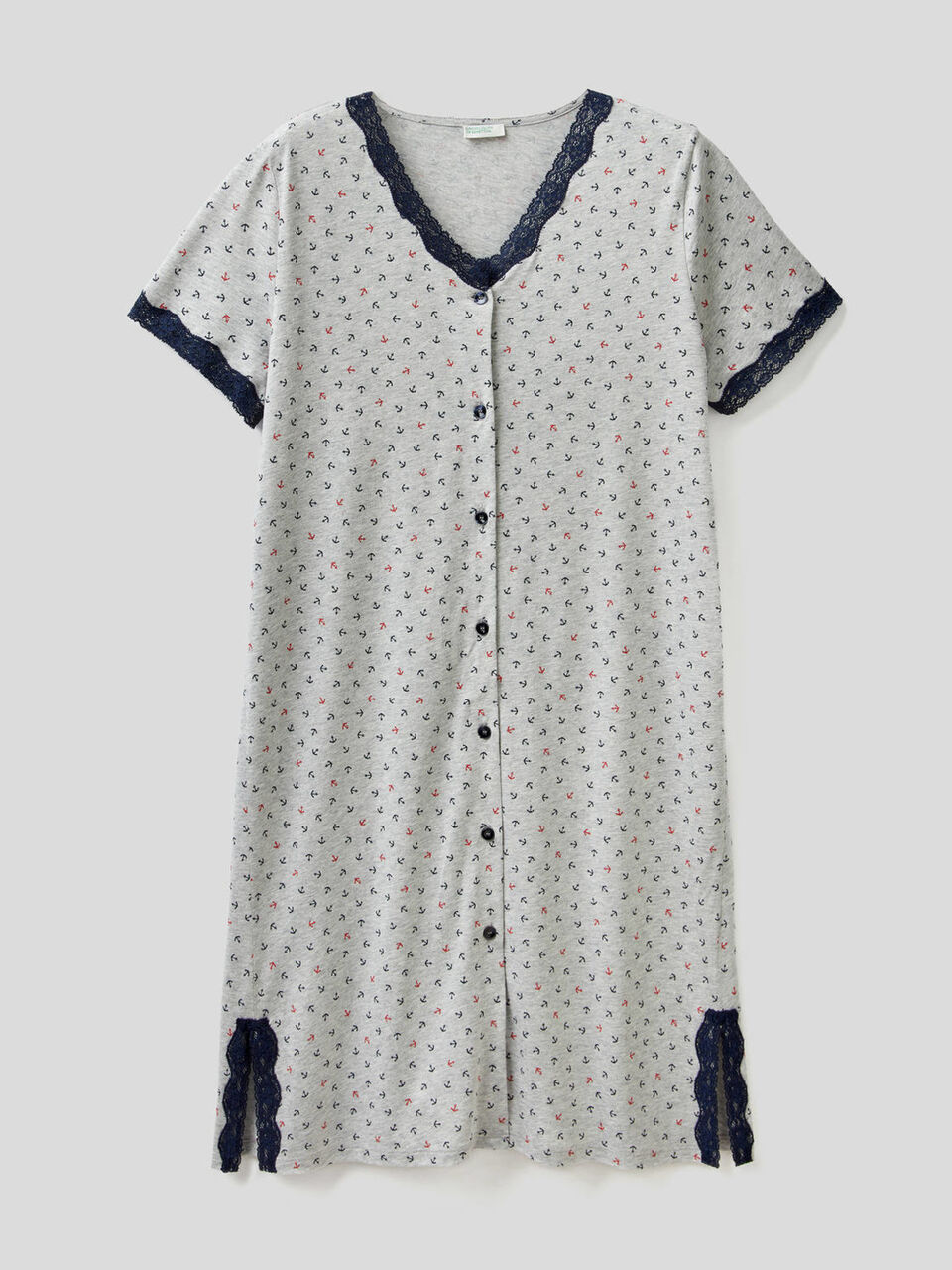 Camisa de noite com renda image number 1