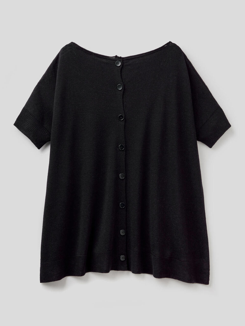 Camisola oversized de manga curta image number 2