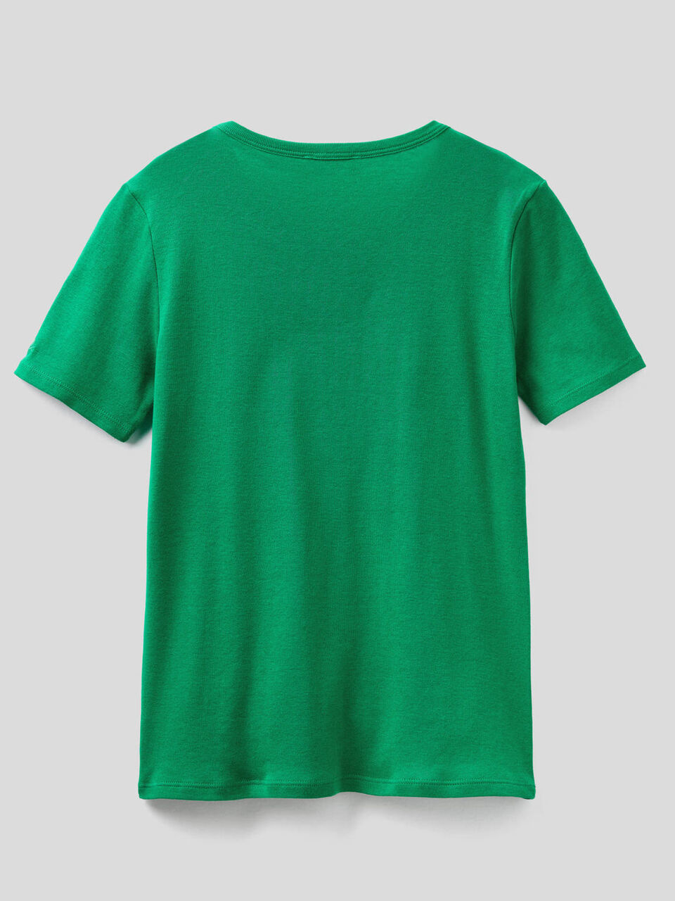 T-shirt em algodão de fibra longa image number 2