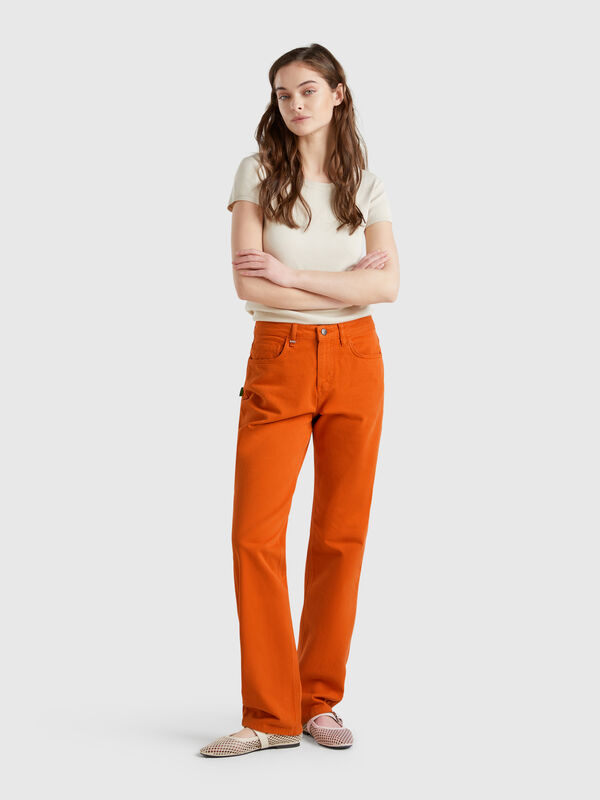 Jeans straight Mulher