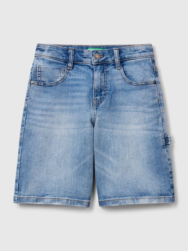 Bermudas de jeans straight fit Menino