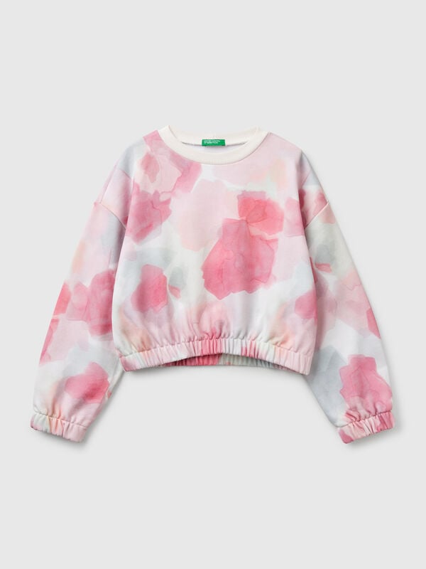 Sweat com estampa padrão Menina