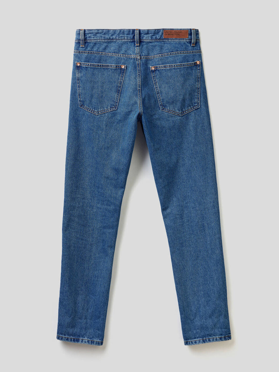 Jeans straight leg 100% algodão image number 2