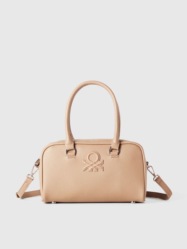 Bolsa de mão em tecido efeito pele Mulher