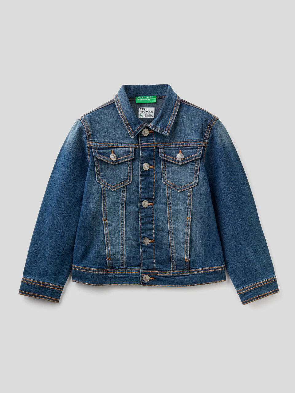 Blusão em denim "Eco-Recycle” image number 1
