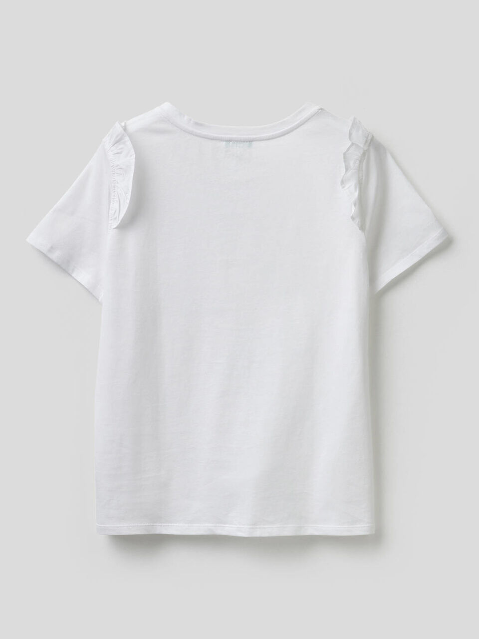 T-shirt 100% algodão com folhos image number 2