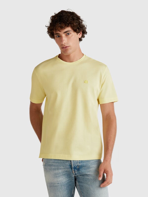 T-shirt em micro piqué Homem