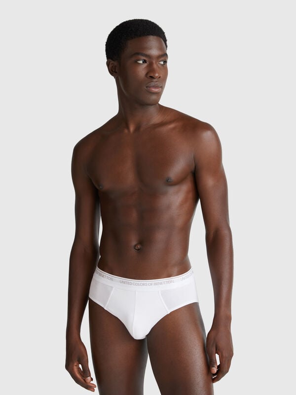 Slip em algodão stretch Homem