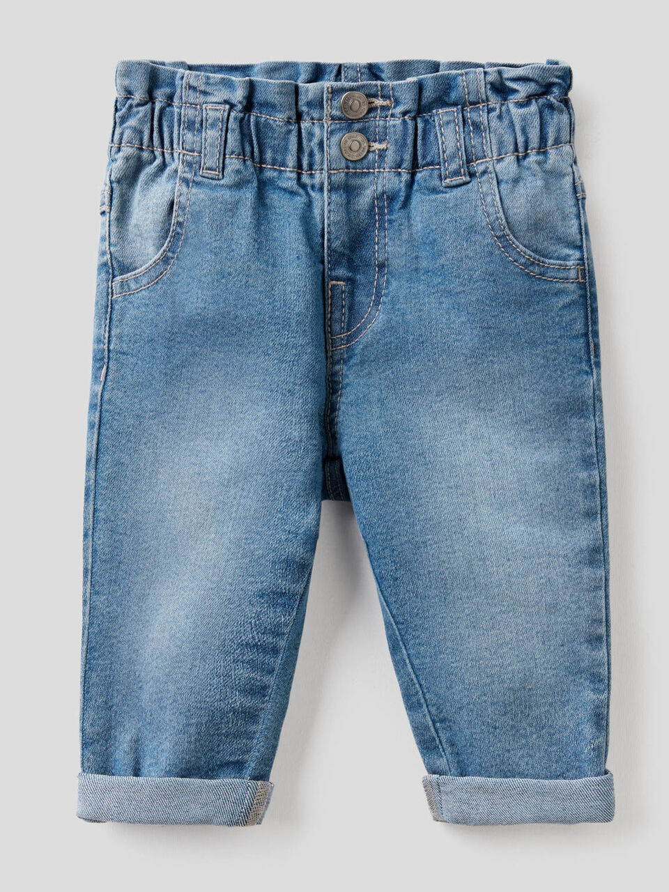Jeans "Eco Recycle" corte paperbag image number 1