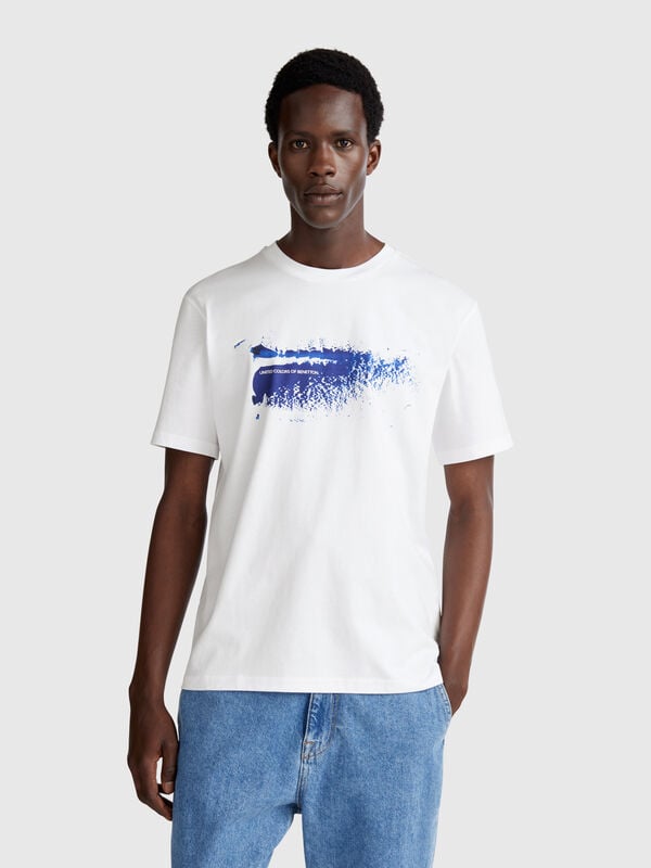 T-shirt com estampado fotográfico Homem