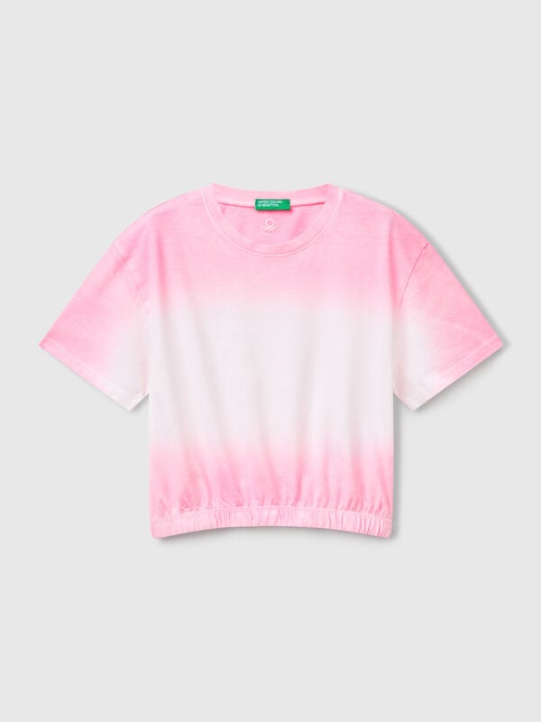 T-shirt dip-dye Menina