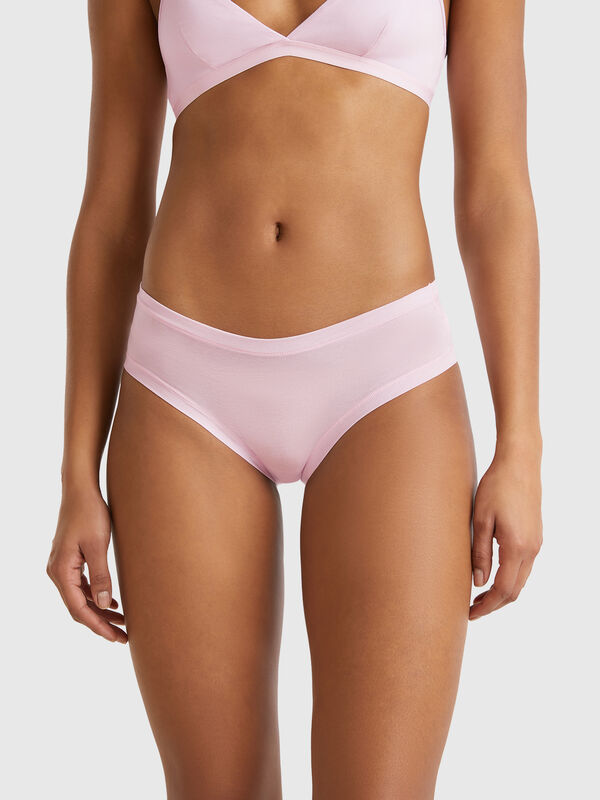 Slip de lateral alta em algodão super stretch Mulher