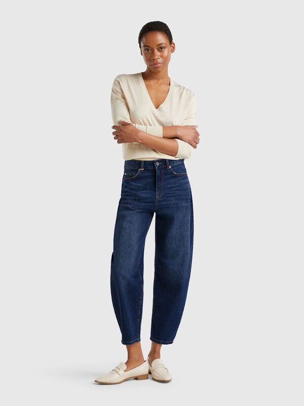 Jeans ballon fit Mulher