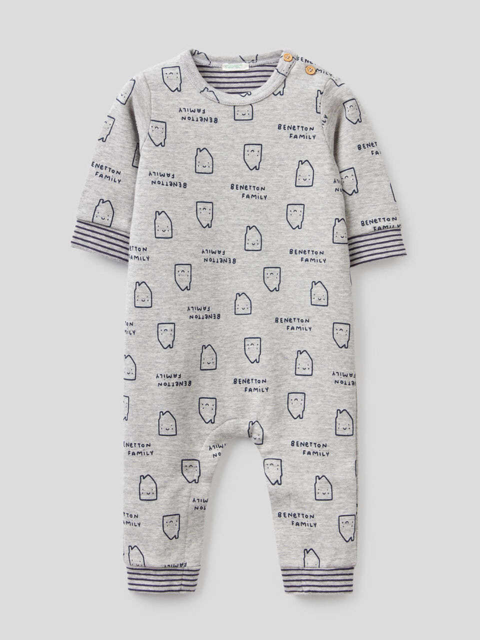 Babygrow em algodão orgânico stretch image number 1