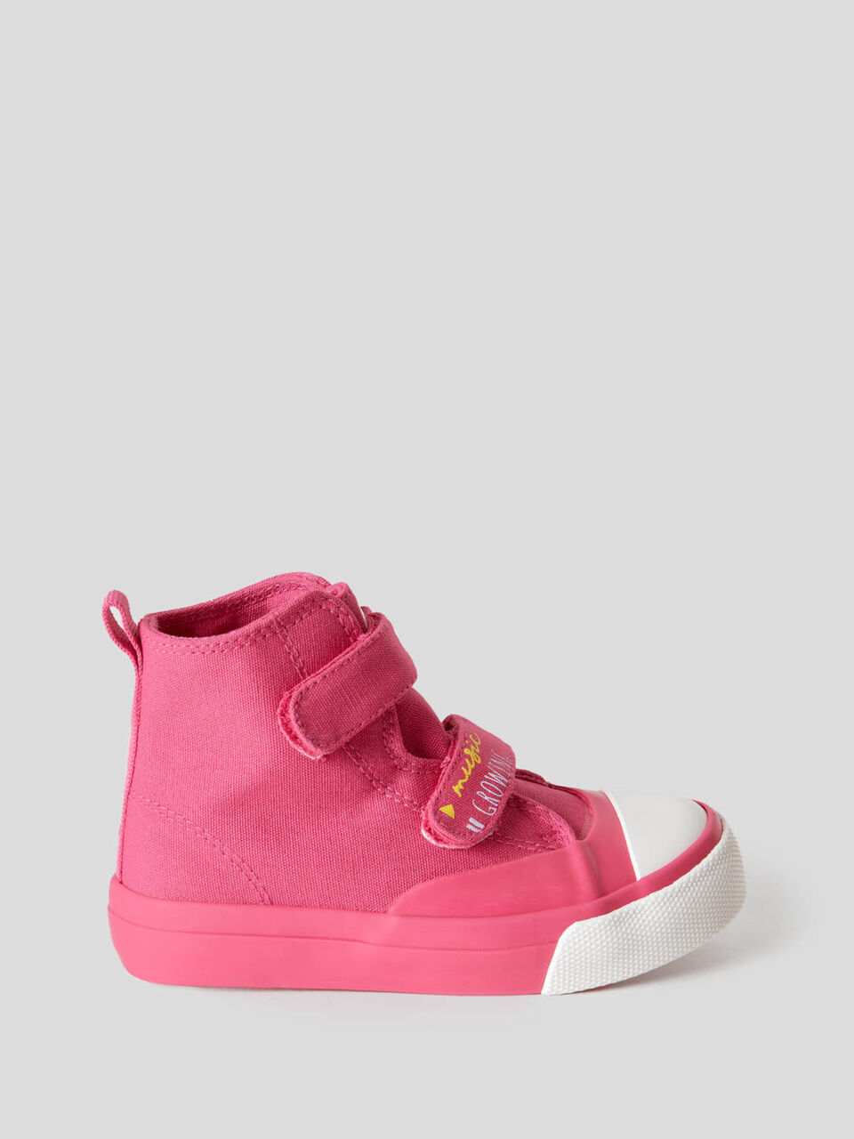 Sneakers de cano alto com velcro image number 1