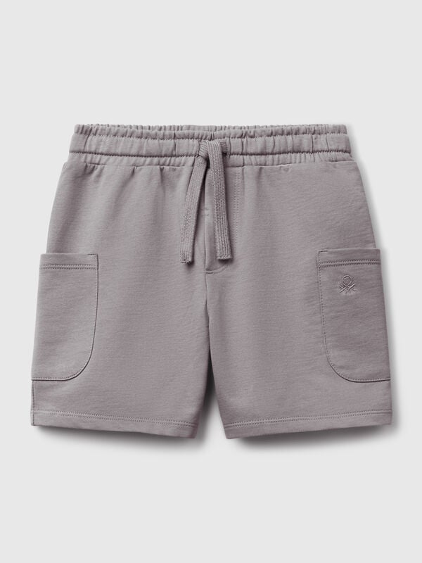 Shorts cargo em algodão Menino