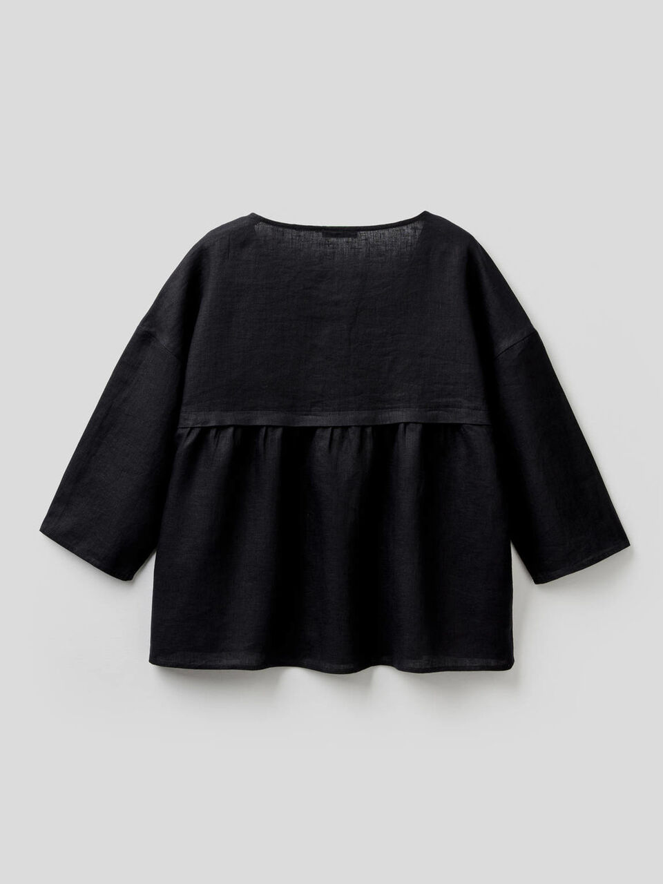 Blusa 100% linho com folho image number 2