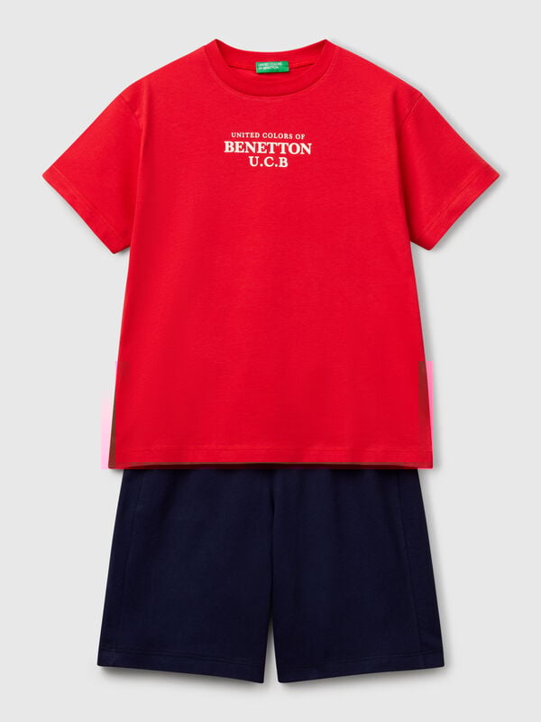 SET T-SHIRT+SHORTS Menino