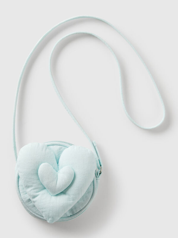 Bolsa de tiracolo com aplicação de coração Menina