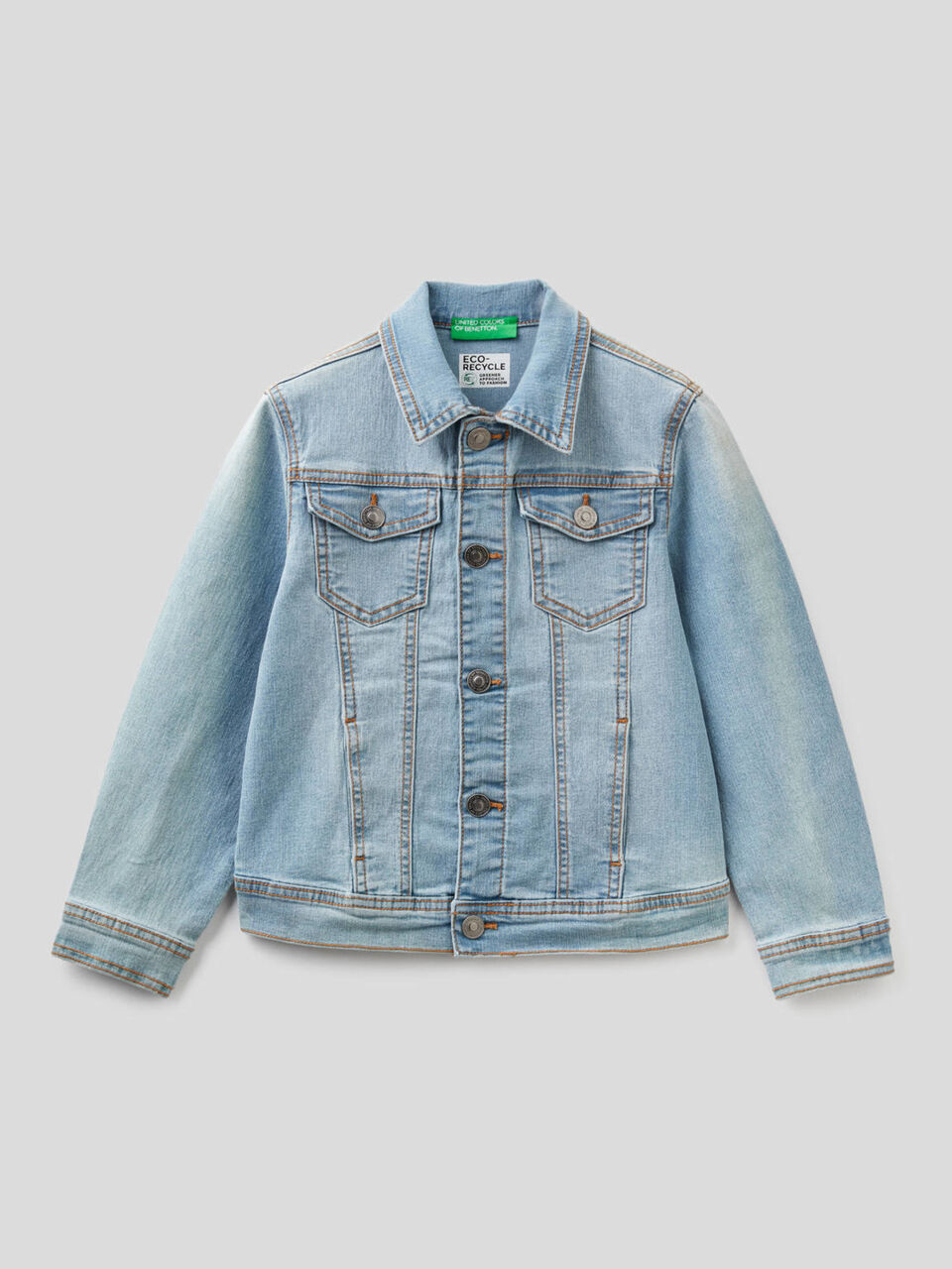 Blusão em denim "Eco-Recycle” image number 1