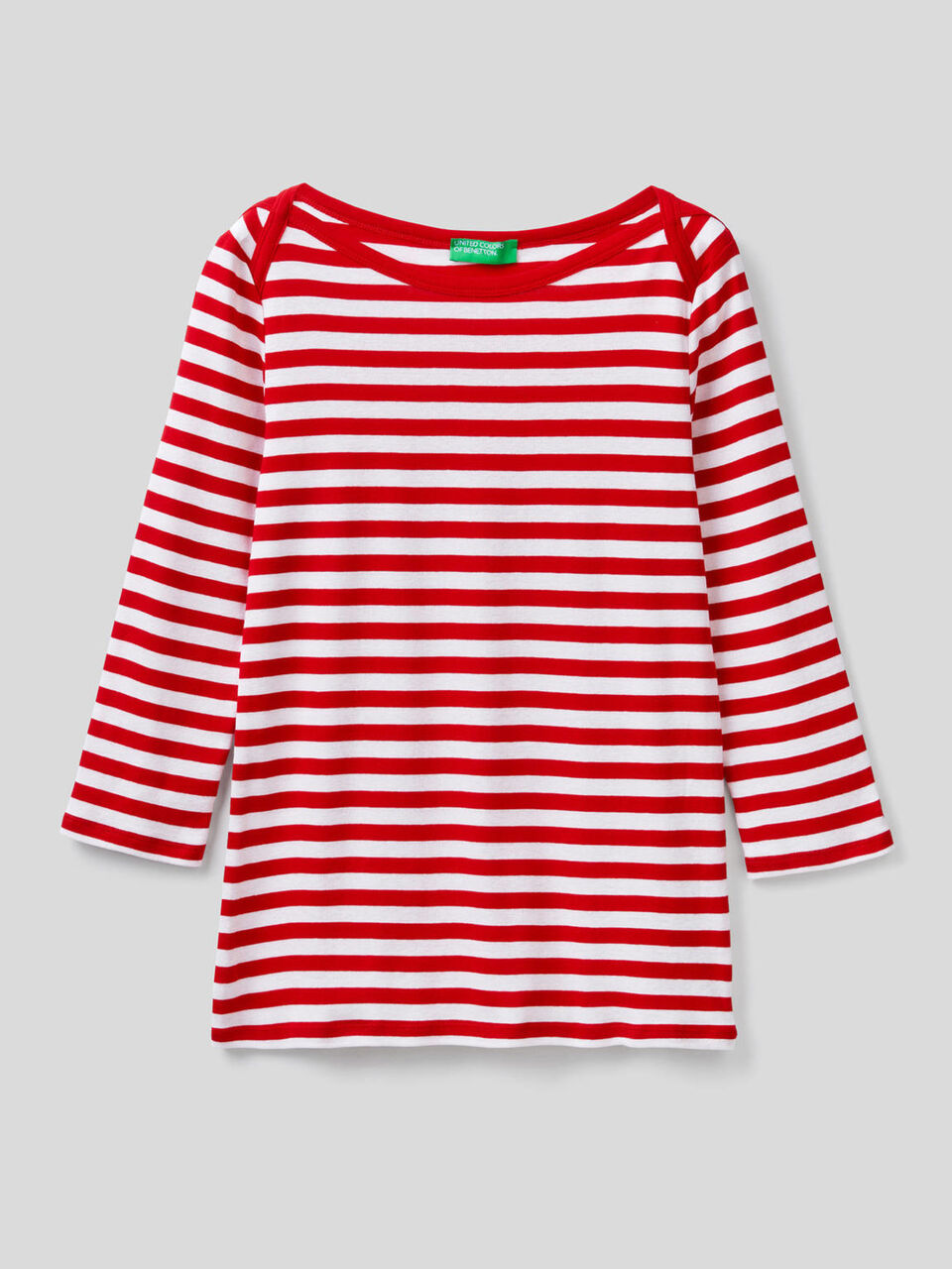 T-shirt às riscas image number 1