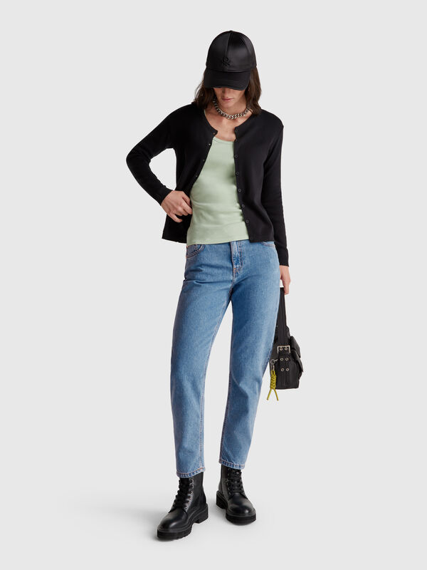 Jeans mom fit Mulher