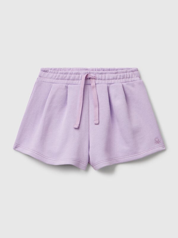 Shorts de lã de algodão Menina
