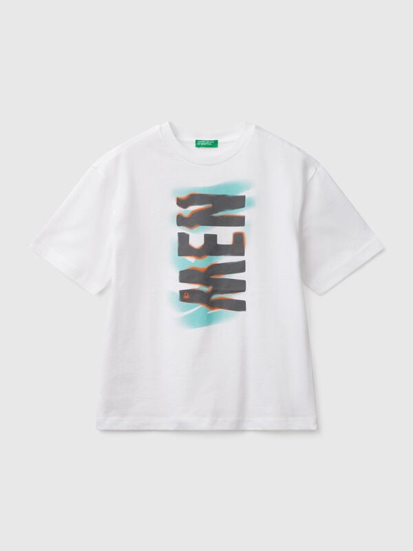 T-shirt de manga curta em algodão  Menino