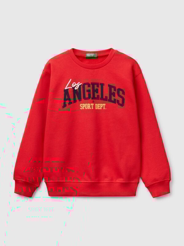 Sweat 100% algodão com estampa Menino