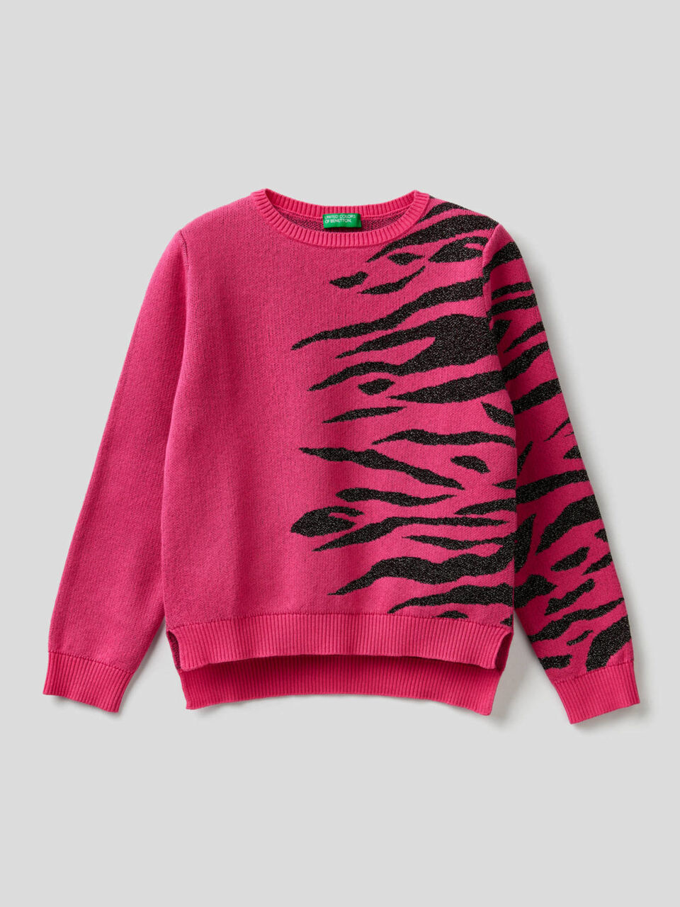 Camisola com intársia animalier image number 1