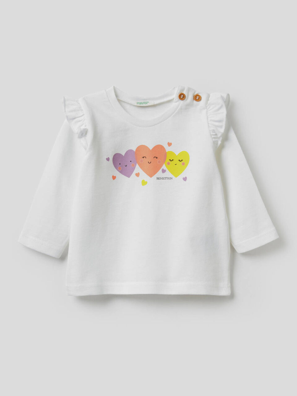 T-shirt de manga comprida com pormenores image number 1