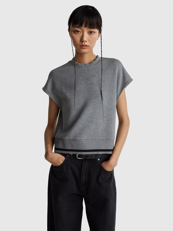 Camisola sem mangas em Modal stretch Camisola sem mangas em Modal stretch Mulher