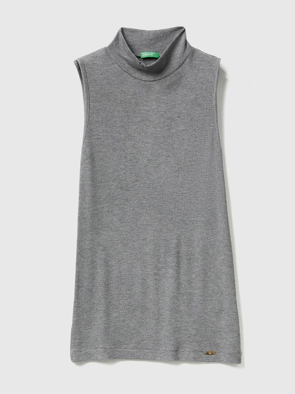 SLEEVELESS SWEATER Mulher image number 1
