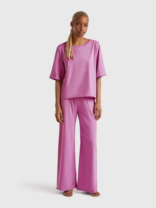Pijama amplo em algodão puro Mulher