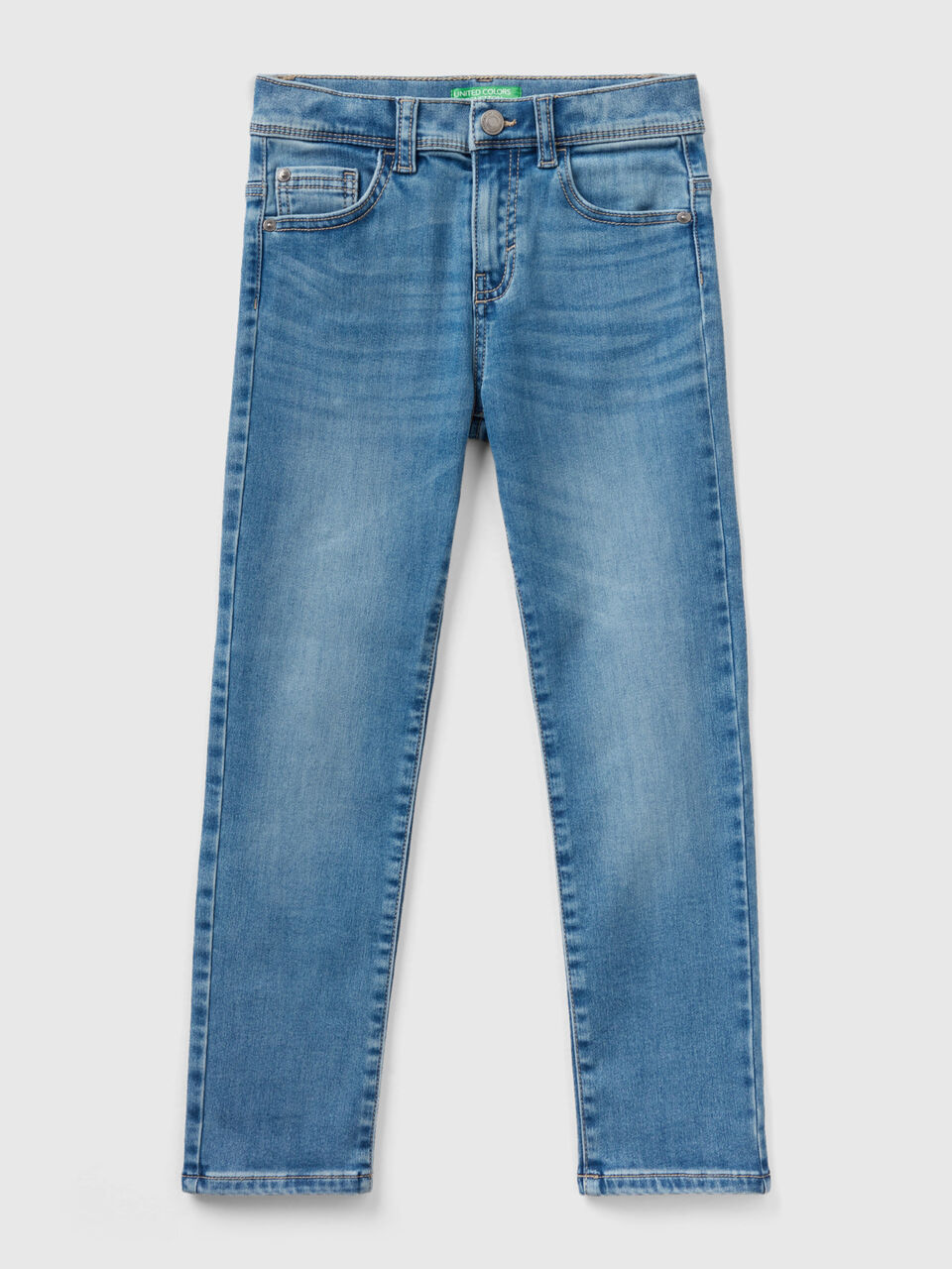 Jeans térmicos slim fit - Azul-Céu