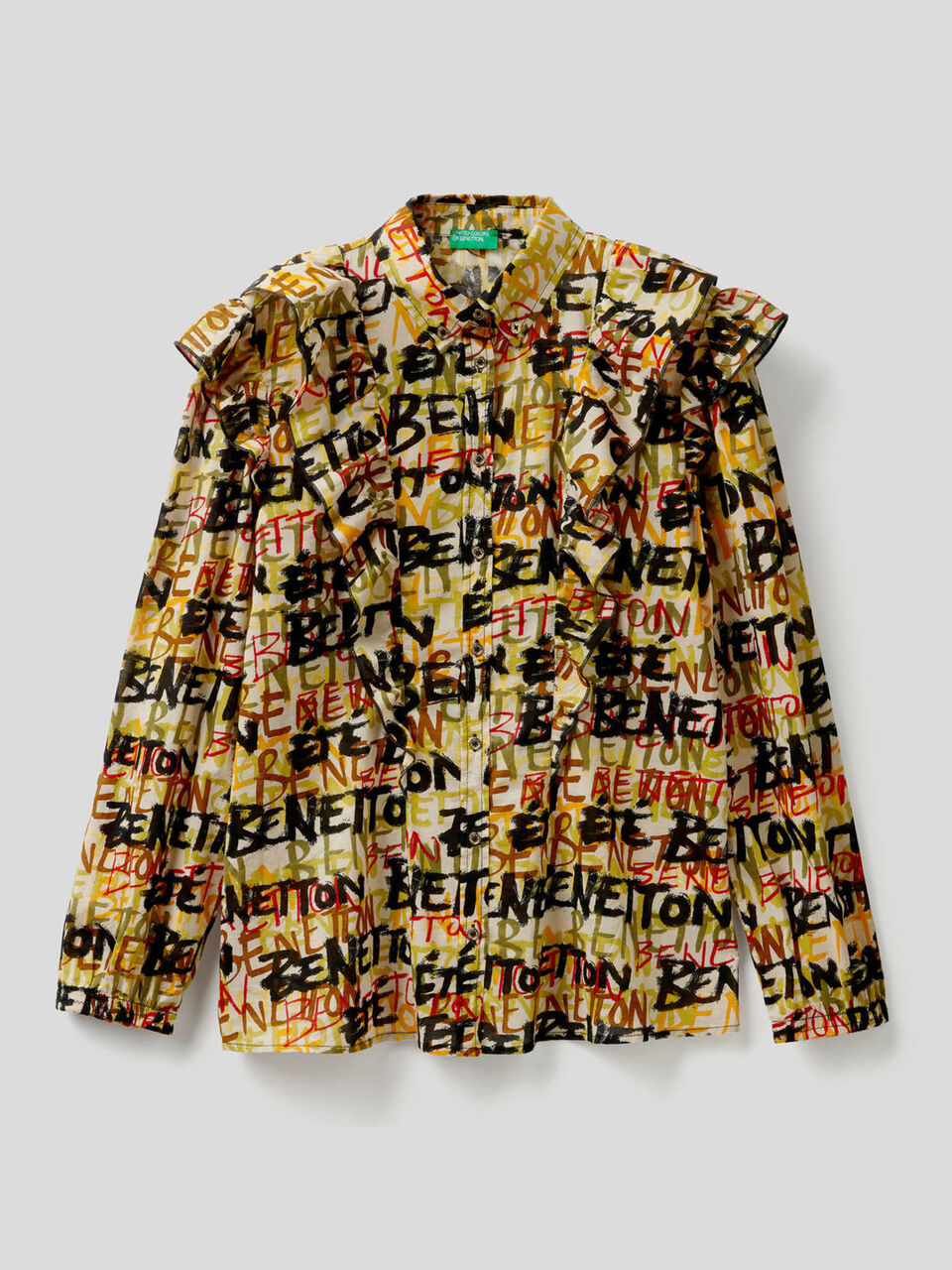 Camisa estampada com folho image number 1