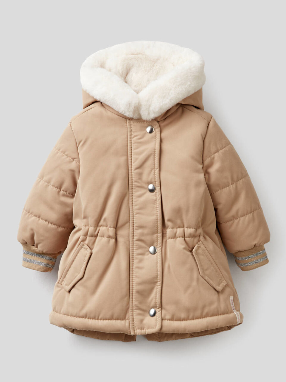 Parka acolchoada com capuz image number 1