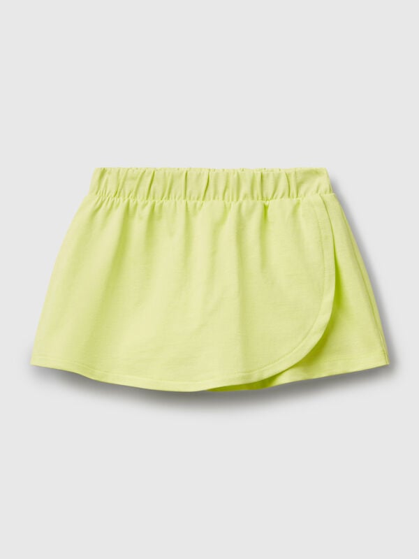 Saia-calça em algodão puro Menina