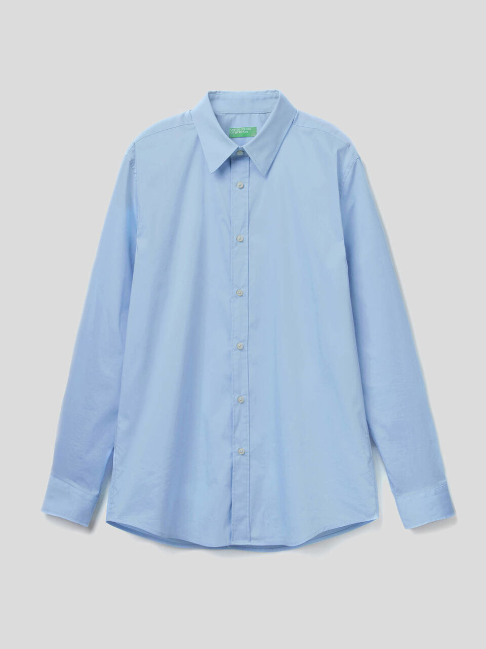 Camisa slim fit fio tinto image number 1