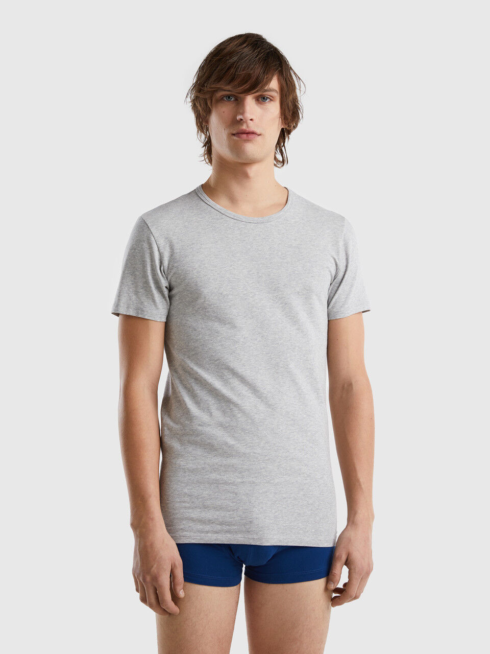 T-shirt em algodão orgânico stretch